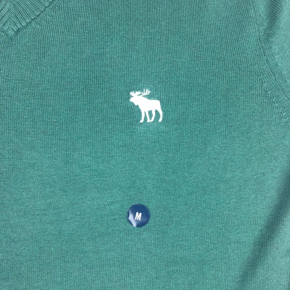 NWT Abercrombie & Fitch Mens Soft V-Neck Sweater - Picture 8 of 12